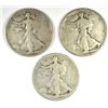 Image 1 : (3) 1927-S WALKING LIBERTY HALF DOLLARS "GRADING SET" (GOOD,VG,FINE)