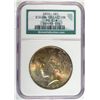 Image 1 : 1922 PEACE DOLLAR NGC MS63 STAR TONED "BINION"