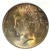 Image 2 : 1922 PEACE DOLLAR NGC MS63 STAR TONED "BINION"