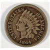 Image 1 : 1864 CN INDIAN HEAD CENT, FINE