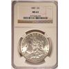 Image 1 : 1889 MORGAN DOLLAR NGC MS63