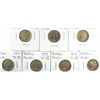 7-1913 T2 BUFFALO NICKELS "GRADING SET" (AG,GOOD,VG,FINE,VF,XF,AU)