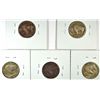 Image 2 : 5-1916 BUFFALO NICKELS "GRADING SET" (AG,GOOD,VG,FINE,VF)