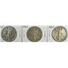 Image 1 : 3-1919 WALKING LIBERTY HALF DOLLARS "GRADING SET" (AG,GOOD,VG)