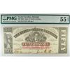 Image 1 : 1863 $50 STATE OF NORTH CAROLINA NOTE PMG 55 EPQ