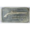 Image 1 : 1 OZ .999 BAR SILVER HARPERS FERRY FLINTLOCK