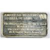 Image 2 : 1 OZ .999 BAR SILVER HARPERS FERRY FLINTLOCK
