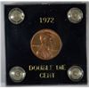 1972 DDO LINCOLN CENT BU