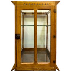 Oak and Glass Display Case