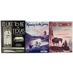 Old Western Songs Sheet Music