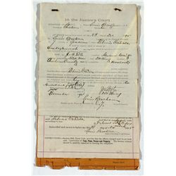 AZ,-Graham County,Horse Thief Legal Documents *Territorial*