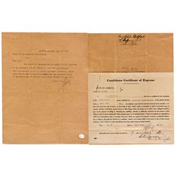 AZ,Safford-Graham County,Candidates Certificate of Expense *Territorial*
