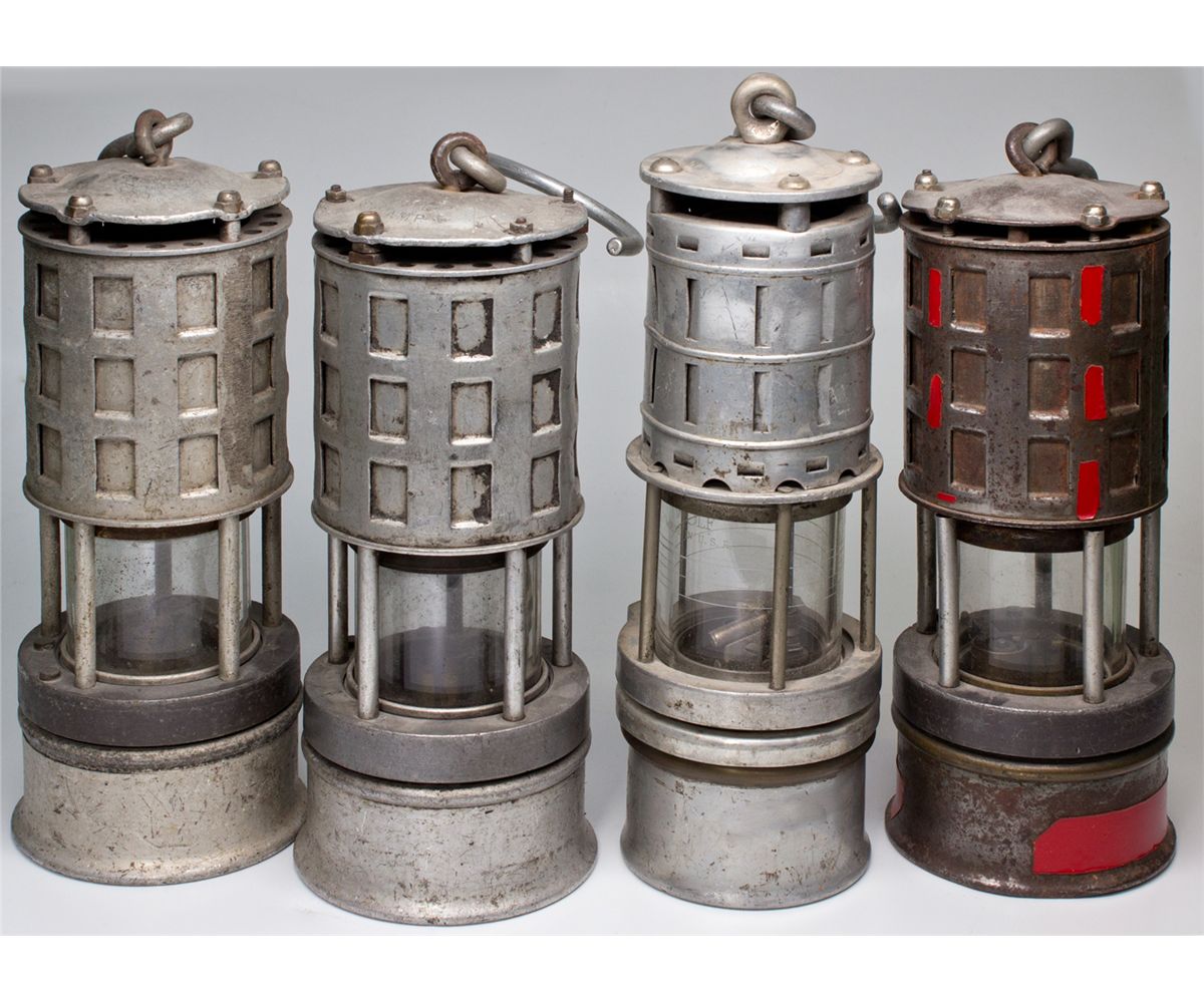 Miner's Flame Safety Lamps