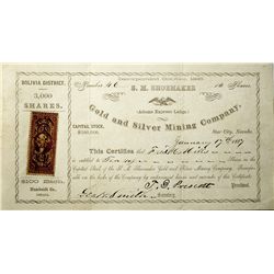 NV,Star City-Pershing County,Bolivia District Stock Certificate