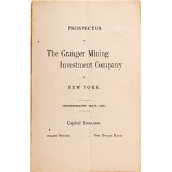 UT,-,Granger Mining Investment Co. Prospectus