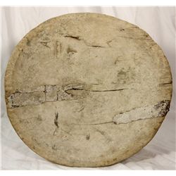 South America-,Very Early Carved Gold Pan