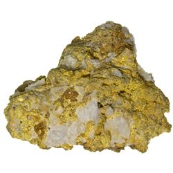 CA,Scott Bar-Siskiyou County,Gold in Quartz Specimen from Scott Bar Mine