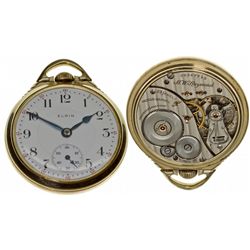 IL,Chicago-,Elgin 16 Size, 23 Jewel B.W. Raymond Pocket Watch