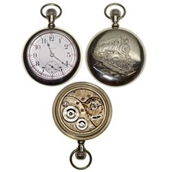 IL,Chicago-,Elgin 18 Size, 21 Jewel "Veritas" Pocket Watch