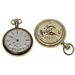 IL,Chicago-,Elgin 18 Size, 21 Jewel Father Time Pocket Watch