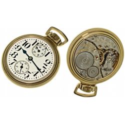 IL,Elgin-,16 Size Elgin 21J "Father Time" with Wind Indicator