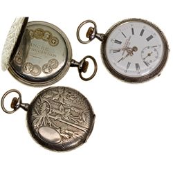 ,Manila, Philippines-,Greilsammer Bros Meridian Pocket Watch