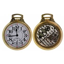 ,-,17 Jewel Hamilton Collector's Classic Edition Gold Railroad Watch