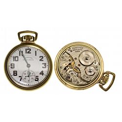 PA,Lancaster-,16 Size Hamilton 21J Railway Special Pocket Watch 992B