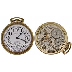PA,Lancaster-,16 Size Hamilton Railroad 992 B Pocket Watch