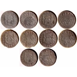 ,Mexico-,El Cazador Silver Shipwreck Coins