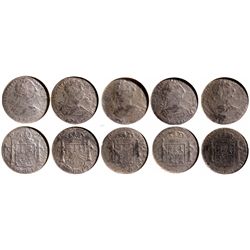 ,Mexico-,El Cazador Silver Shipwreck Coins