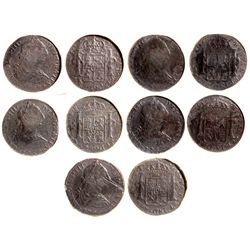 ,Mexico-,El Cazador Silver Shipwreck Coins