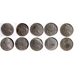 ,Mexico-,El Cazador Silver Shipwreck Coins