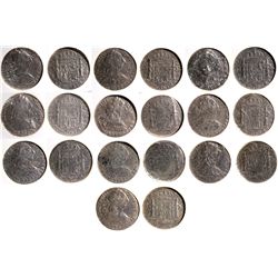 ,Mexico-,El Cazador Silver Shipwreck Coins