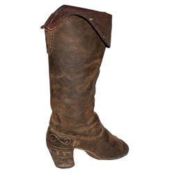 ,-,Large Leather Boot, 18th Century