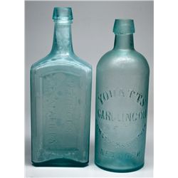 NY,-,Comstock & Brother Drug and Sarsaparilla Bottles