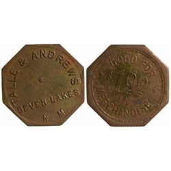 NM,Seven Lakes-McKinley County,Talle & Andrews Token