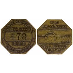 ,Canada, Quebec-Montreal-,Pont Honore Mercier Medal