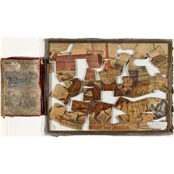 ,-,Double-Sided Hood's Sarsaparilla Rainy Day and Balloon Puzzle and Original Box