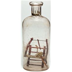 ,-,Drug Bottle with Buck Saw and Axe