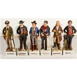 ,-,McCormick Gunfighter Series Whiskey Collector Bottles