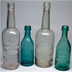 ,-,Western Soda and Whiskey Bottles