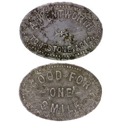 AZ,Tombstone-Cochise County,A. Wentworth Good For 1 Smile Token