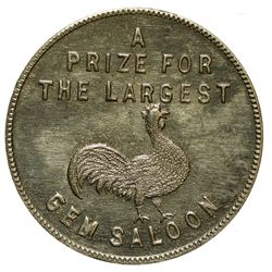 AZ,Tombstone-Pima County,Gem Saloon Token