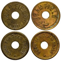 NV,Elko-,Jean Fields Brothel Tokens
