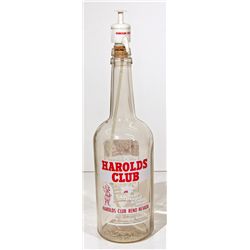 NV,Reno-Washoe County,Rare Large Harold's Club Back Bar Whiskey Seltzer with Lid