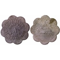 OK,Lamont-,Lamont Saloon Token *Territorial*