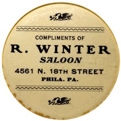 PA,Philadelphia-,R. Winter Saloon Mirror