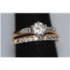 Image 1 : CZ GOLD PLATED ENGAGEMENT FASHION JEWELRY RINGS