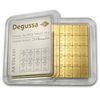 Image 1 : 50x 1 gram Gold Degussa CombiBar (In Assay)